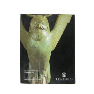 Christie's Auction Catalog 20th Century Decorative Arts 7550 NY 1992  Saffo